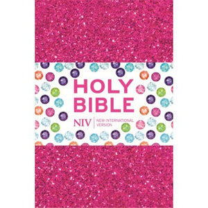 NIV pocket Bible pink sequins