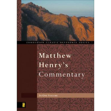 Matthew Henry's Commentary in one volume
