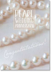 Anniversary Pearl Wedding Anniversary