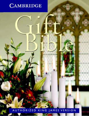KJV Gift Bible, Ruby Text Edition, White,
