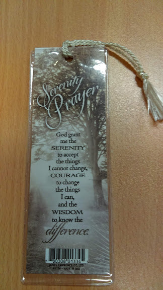 Bookmark: Serenity Prayer