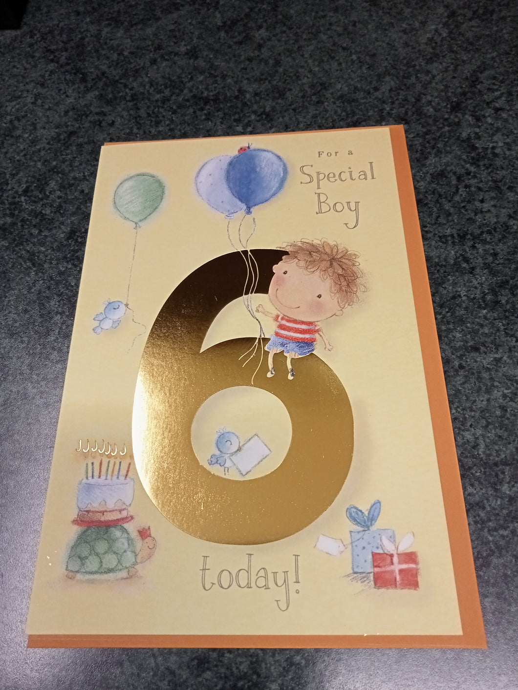 For a special boy 6 today