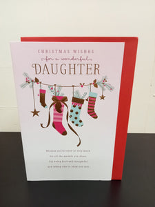 Daughter Christmas wishes for a wonderful Daughter