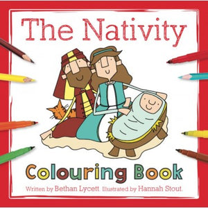 Nativity colouring book